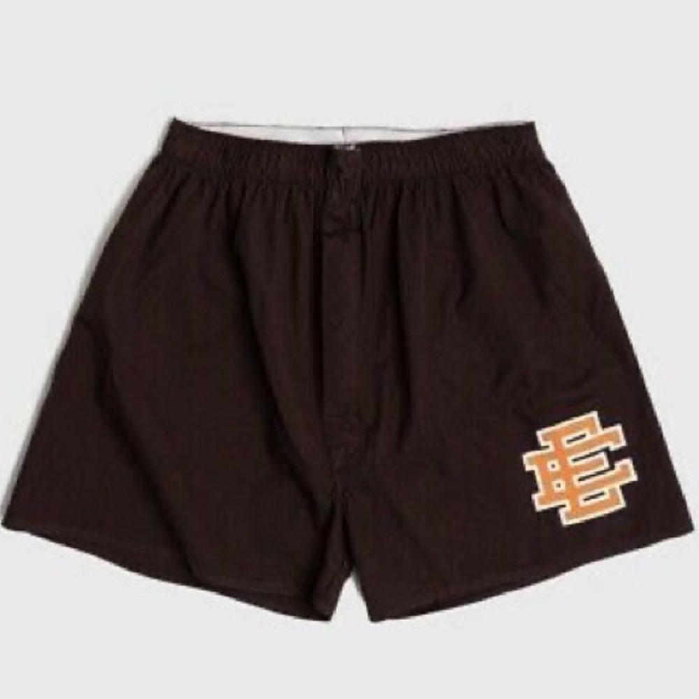 Eric Emanuel Brown/Orange House Shorts